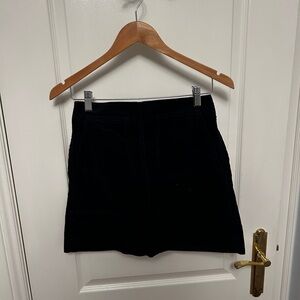 Women's Navy Corduroy Skirt